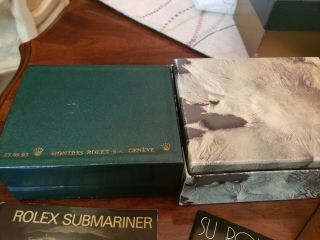 Vintage Rolex Submariner 67.  00.  03 Boxes,  Anchor and Hangtag 4