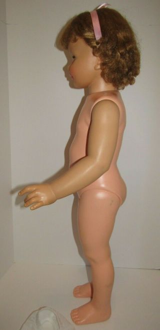 Vintage Doll Ideal PATTI PLAYPAL Blonde Curly Top BABY FACE 35” 1959 - 1960s 10
