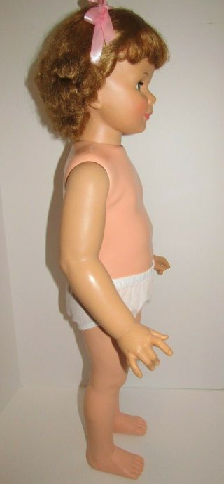 Vintage Doll Ideal PATTI PLAYPAL Blonde Curly Top BABY FACE 35” 1959 - 1960s 5