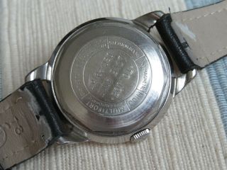 Vintage Swiss Mido Multifort automatic men ' s watch,  steel - gold,  great dial,  runs 9