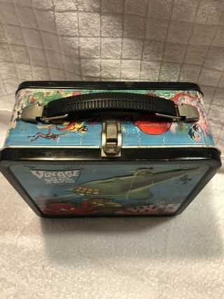 Vintage Voyage to The Bottom of The Sea Metal Lunchbox 1967 Aladdin 3
