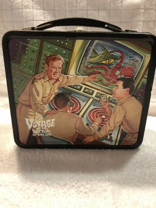 Vintage Voyage to The Bottom of The Sea Metal Lunchbox 1967 Aladdin 4