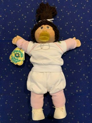 Nwt Cabbage Patch Kid 1984 Jesmar In Workout Clothes W/birth Certificate