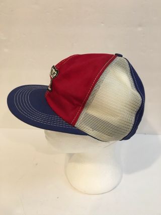 Rare Vintage K Products Hat Snapback Trucker Hat Phillips 66 USA Red White Blue 2