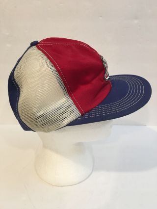 Rare Vintage K Products Hat Snapback Trucker Hat Phillips 66 USA Red White Blue 3
