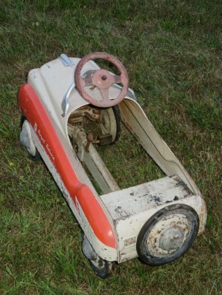 Vintage Murray ROYAL DELUXE Pedal Car w/SPARE TIRE & SHIFT STICK 12