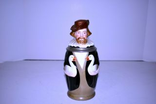 Antique Figural Stein By An Unknown Company The Name Is Gooseman Of Nurnberg.