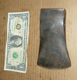 Vintage Usa Army,  Marine Axe,  Ax,  Hatchet Head,  Old Wwii Era Soldier Tool,  A.  1 - 1/2 Lb