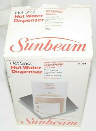 Vintage Sunbeam Hot Shot Hot Water Dispenser 3211 17081 - Nob