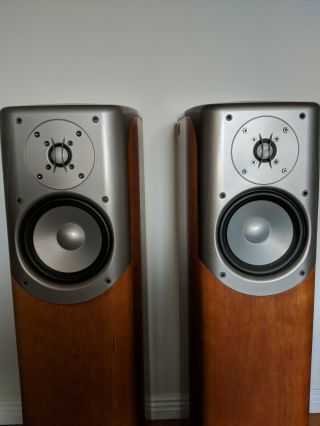 Vintage Infinity Kappa 600 Floor Standing Speakers made in danmark rare 3