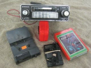 Vintage Pioneer 8 Track Car Stereo Tape Player Cassette Adapters Auto