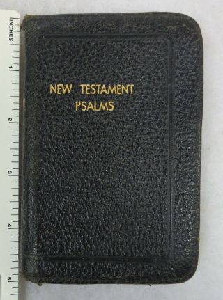 Ww2 Vintage Pocket Sized Testament Bible From Army Air Corps Officer Estate