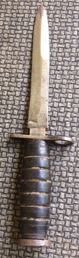 Us Military World War Ii M4 Bayonet Made By Pal? As Found Parts Or Restore