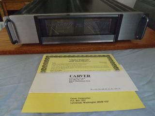 Carver M500 Magnetic Field Power Amplifier - Vintage Audiophile Equipment
