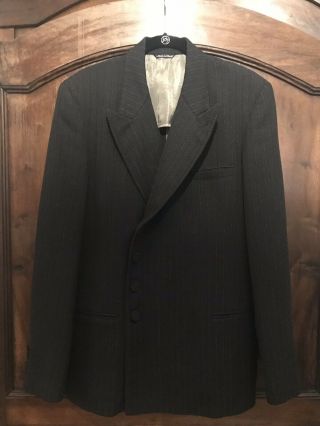 Jean Paul Gaultier Homme Vintage Mens Black Sportscoat Size 40