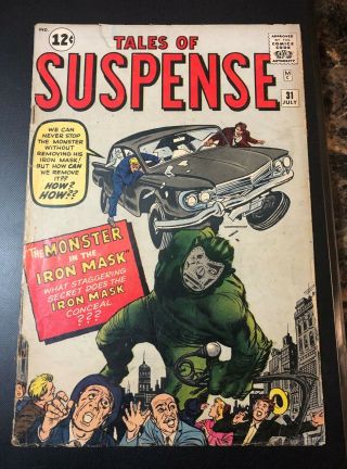 Tales Of Suspense (1st Series) 31 Silver Age Vintage Marvel Comic