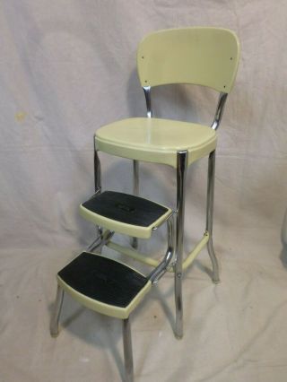 Vintage " Stylaire " Metal Fold - In Step Stool