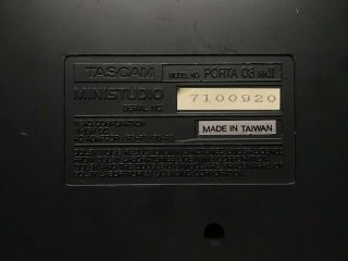 Vintage Tascam Porta 03 Mini Studio Cassette Multi 4 Track Recording Deck Rap 7