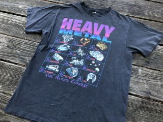 Vintage The Nature Company Periodic Table Heavy Metal Single Stitch 1992 Size M