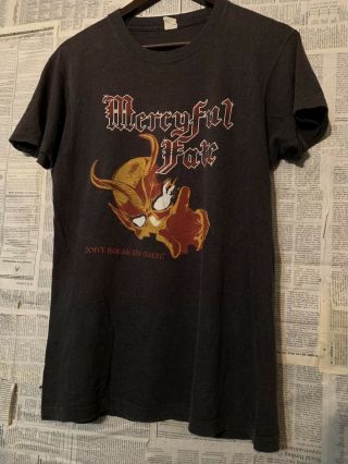 Vtg 80s Mercyful Fate Dont Break The Oath Heavy Metal T - Shirt