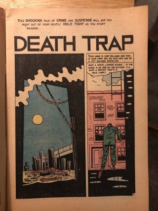 Vintage Fight Against Crime Comic Book Vol.  1,  No.  14,  July 1953 4