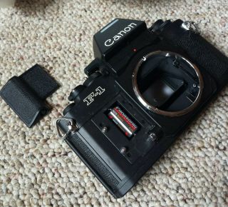 VTG Canon F - 1 SLR Camera Body Only Retro Professional Photography Black 7