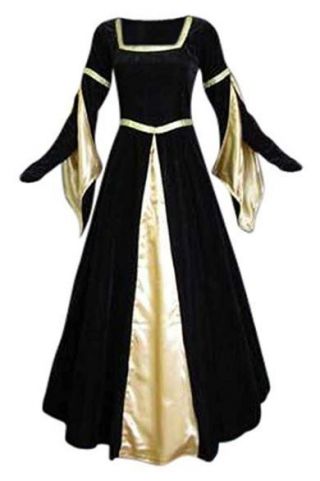 Luxury Medieval Gown For Women Queen Renfaire Costume Dress Game Of Thrones
