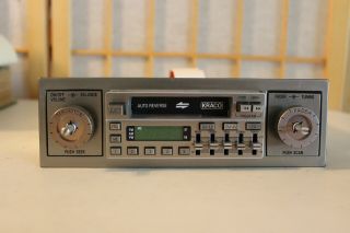 Vintage Kraco Am Fm Stereo Cassette Player Car Radio Etr - 808a