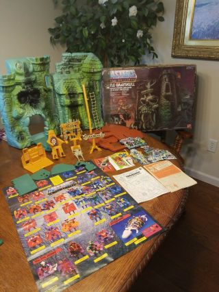 Vintage Masters Of The Universe Castle Grayskull Complete Motu