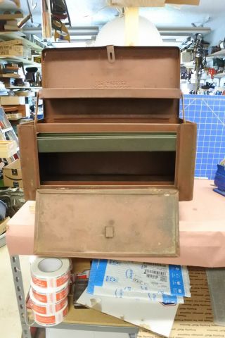 Rare Vintage Antique Early 1920’s Plomb Tool Chest 2