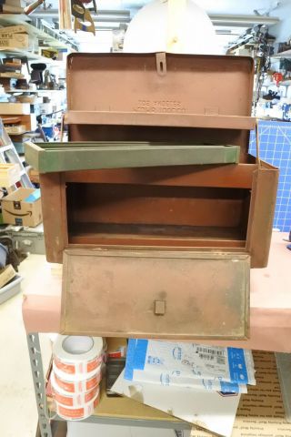 Rare Vintage Antique Early 1920’s Plomb Tool Chest 3