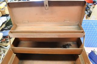 Rare Vintage Antique Early 1920’s Plomb Tool Chest 6