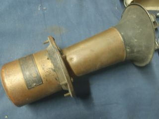 VINTAGE BRASS ERA KLAXET ELECTRIC HORN FORD BUICK T KLAXON VCCA OPTION OLD 3