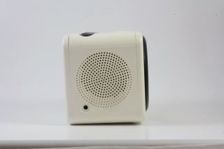 Vintage Space Age Sony ICF - A7 AM/FM Alarm Clock Radio Cube 4