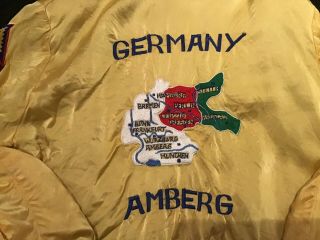 vintage Germany Souvenir Jacket Reversible Amberg Map 7 Steps To Hell Patch Tank 2