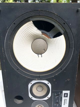 Vintage JBL L100 Century Speakers Parts/repair Work 8