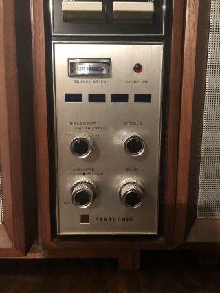Vintage Mid 60’s Panasonic RE - 787 FM/AM Stereo w/ extention speaker Ex - cond 3