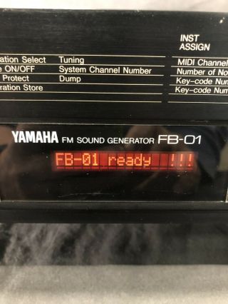 Yamaha Fb - 01 Fm Sound Generator.  Vintage Fm
