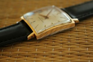 VINTAGE ETERNA - MATIC 2000 SILVER DATE DIAL GOLD CASE CHRONOMETER WATCH BOX SET 8