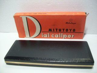 Vtg MITUTOYO DIAL CALIPER No.  505 - 629 Size 4 