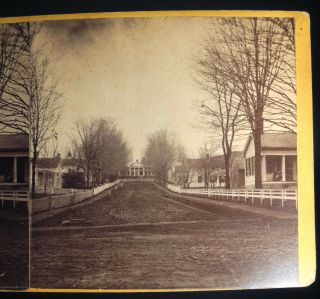 7 Antique Stereoview Cards Newport NY Herkimer School Main St Perry Park Vorhees 3