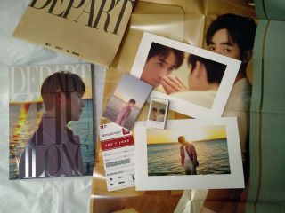 Hand Signed Zhu Yilong Autographed Depart 1st Photobook Official Rare 朱一龍 A