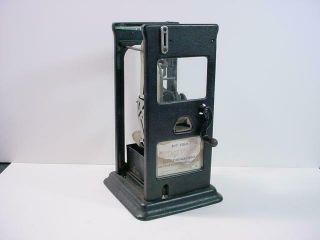 Noblespirit{9231}vintage Schermack Postage Stamp Vending Machine