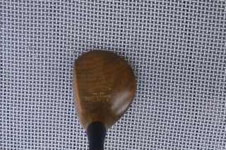 Antique Vintage Hickory Wood Shaft Hackbarth Shipley Bap Spoon 15 Loft