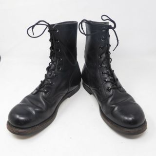 Vintage 1967 Vietnam War Era Addison Boots Mens Size 8 W Us Army Military Combat