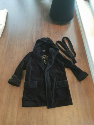$1700 Rare Versace Bathrobe M Robe Medusa Gown Throw Towel Blanket Jacket Coat