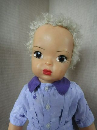 16 " Terri Lee Doll With Blonde Caracul Wig - - Tagged Outfit