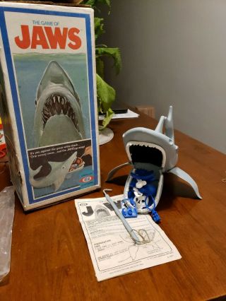 Vintage 1975 The Game Of Jaws.  By Ideal.  Universal Pictures.  Complete.