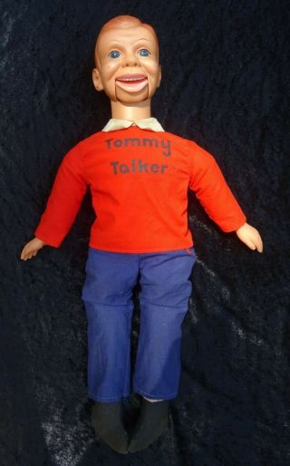 1960 ' s Vintage Tommy Talker Ventriloquist Puppet Doll by Regal Toy ' s Canada 2