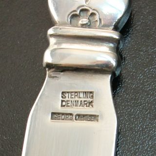 Georg Jensen Sterling CACTUS Butter Knife 3